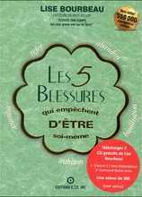 Les 5 blessures qui empèchent d'être soi-même Lise Bourbeau (Auteur) Patricia Tulasne (Narrateur) Alexandre Stanké (Auteur de matériel)